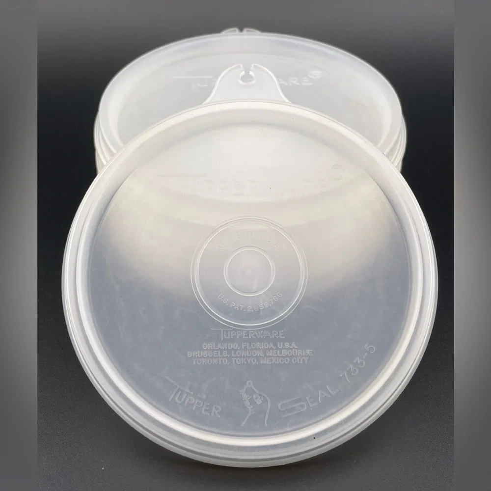 Vintage, Clear Replacement Lid 733 by Tupperware